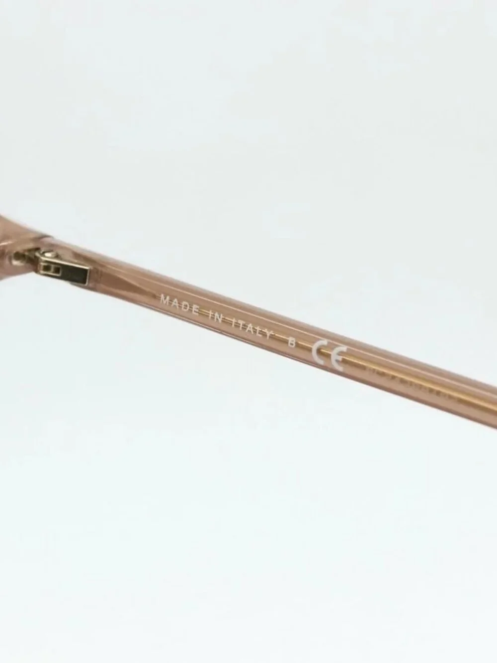 CHANEL COCO Mark Sunglasses plastic Beige CC Auth 176077A